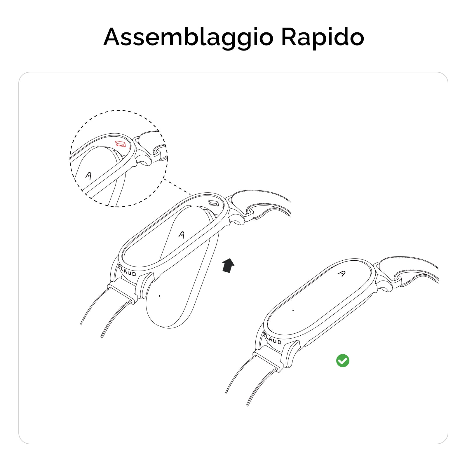 Muñequera para PLAUD NotePin