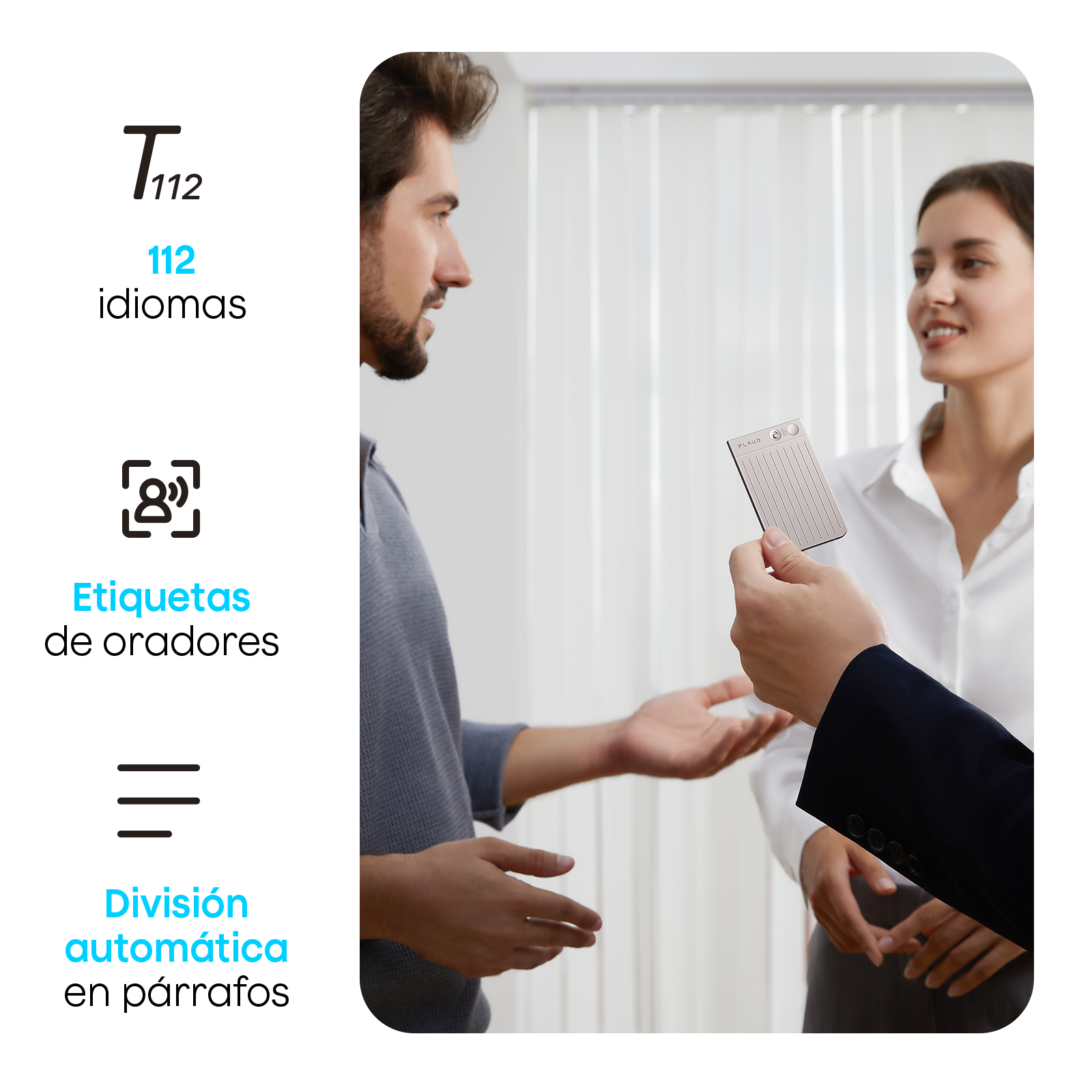 Plaud Note y 2 Suscripción Ilimitado Anual a Plaud AI