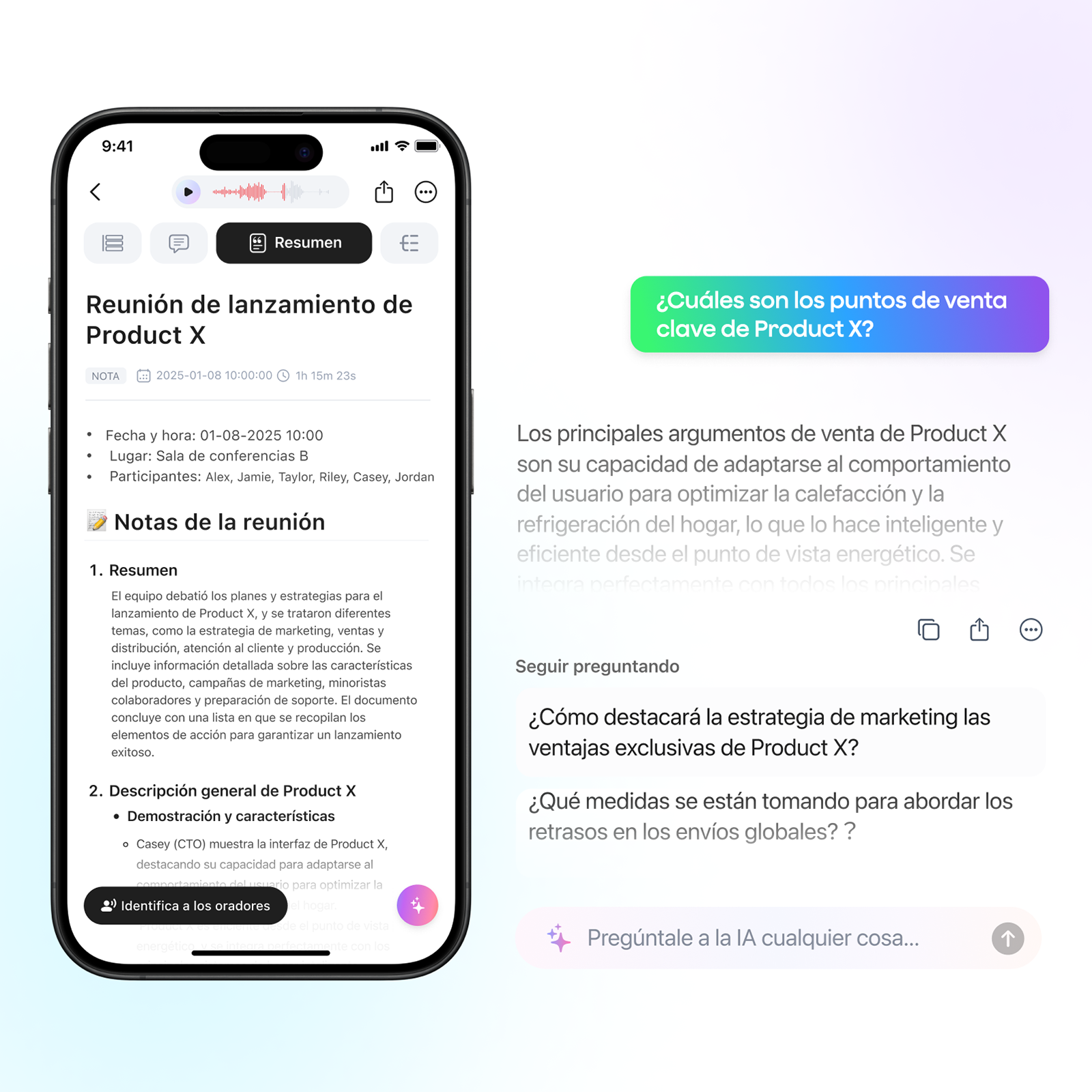 Plaud Note y Suscripción Ilimitado Anual a Plaud AI