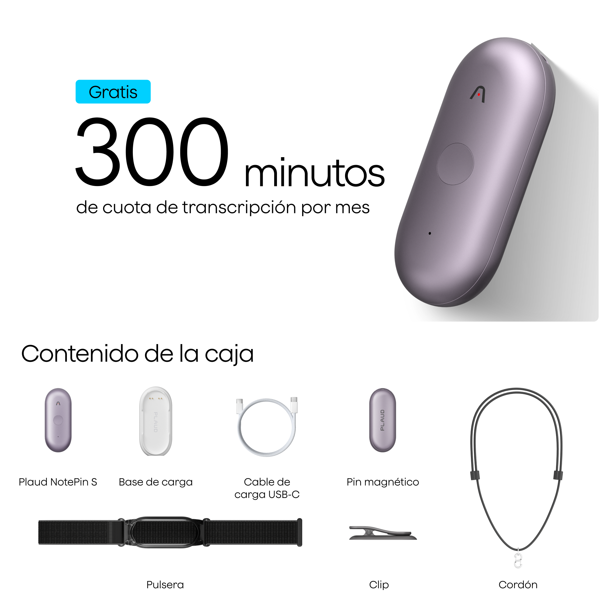 Plaud NotePin S|Pack de 6