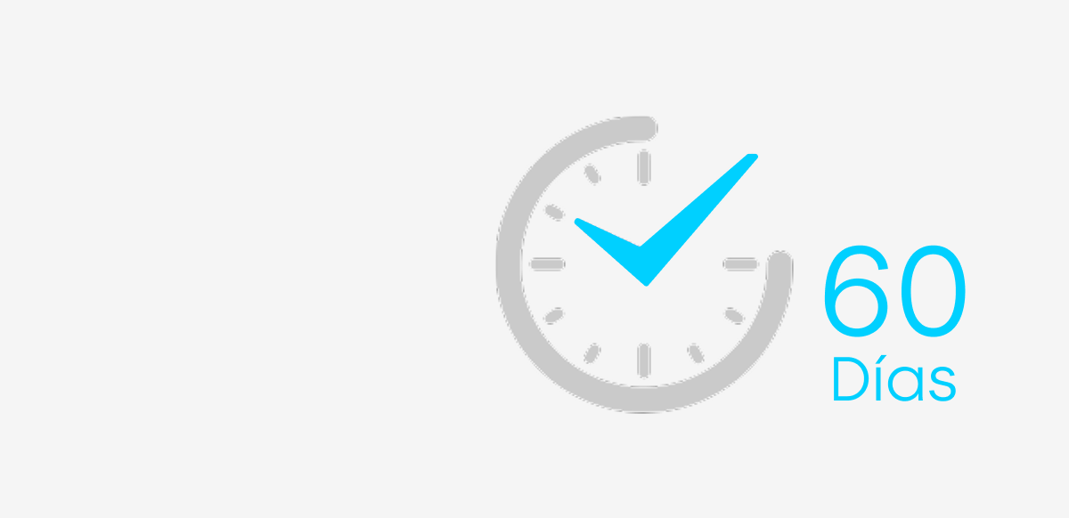 <span style="color: #00d0ff;">60 Días</span>