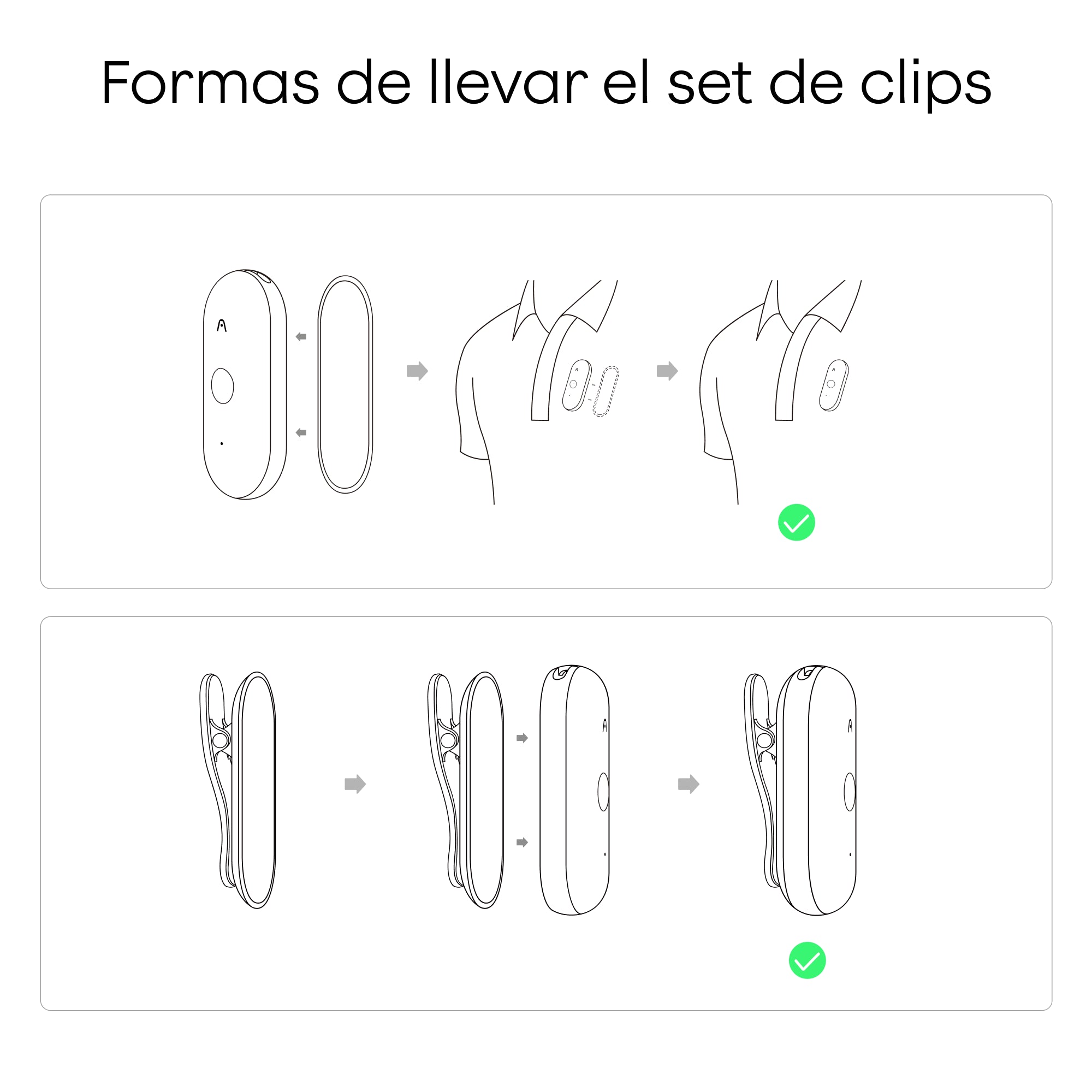 Clip & Pin Magnético para Plaud NotePin | Plaud NotePin S