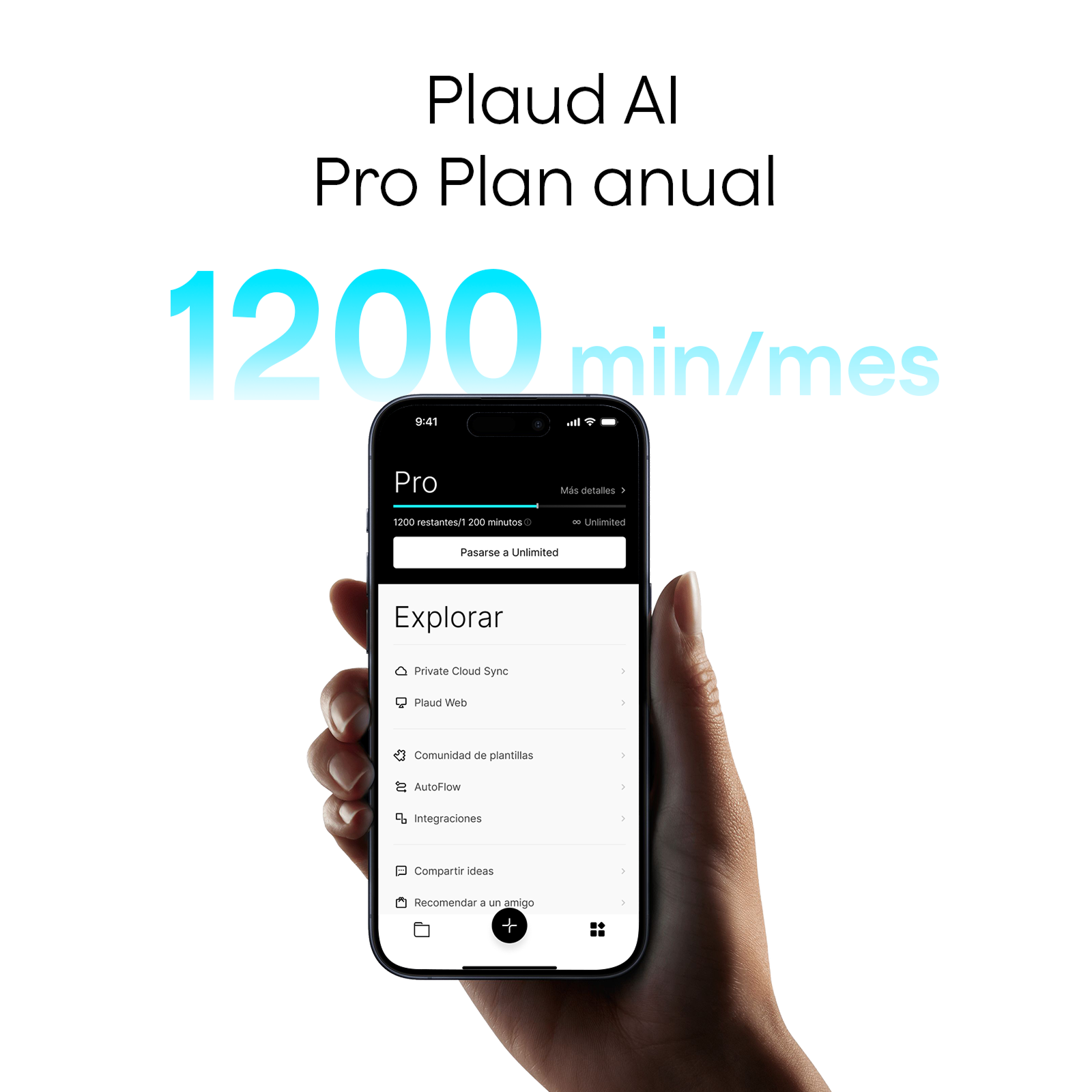 Suscripción Pro Anual a Plaud AI