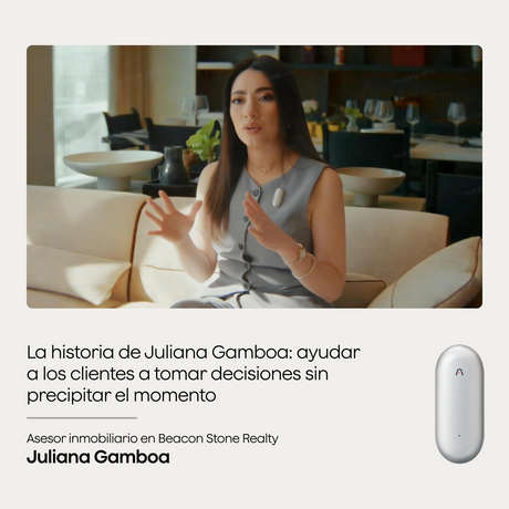 Cómo una asesora inmobiliaria utiliza Plaud para acompañar decisiones de compra con confianza