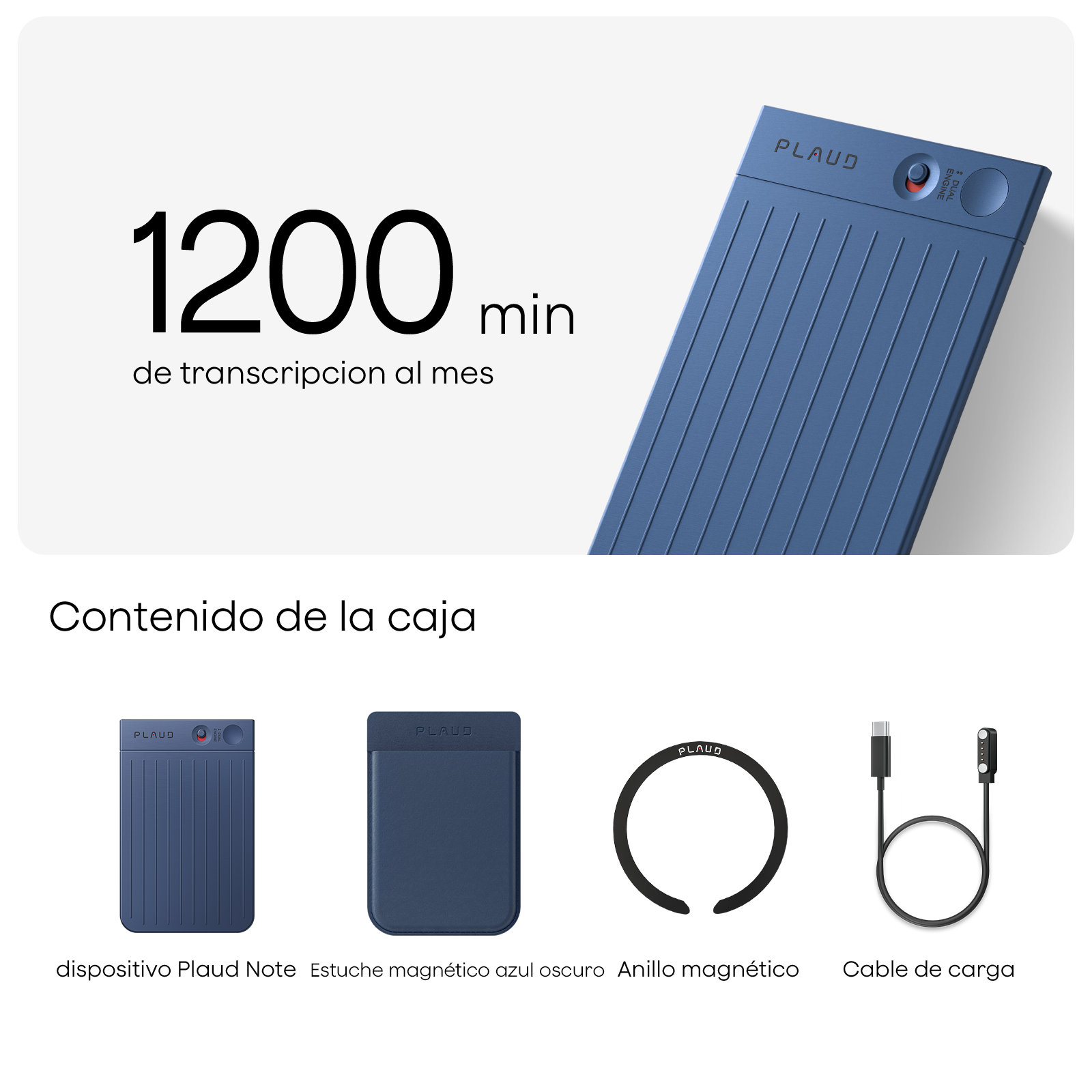 Plaud Note y Pro Plan Anual con IA