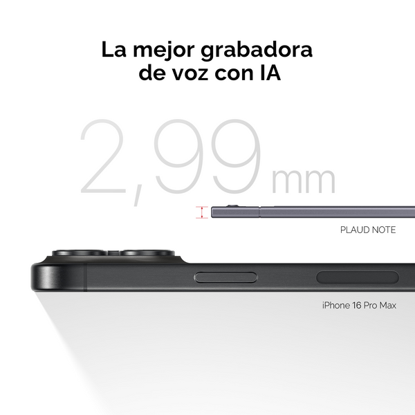 Grabadora de voz con IA PLAUD NOTE
