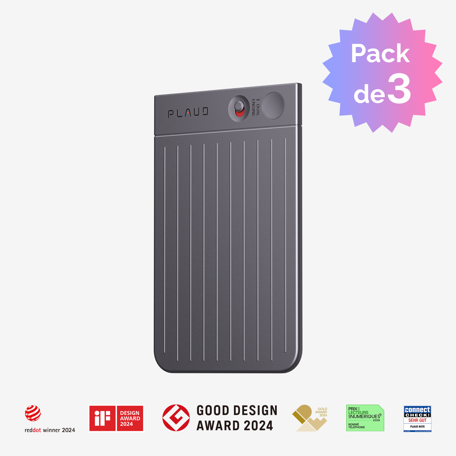 PLAUD NOTE | Pack de 3