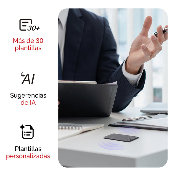 Grabadora de voz con IA PLAUD NOTE
