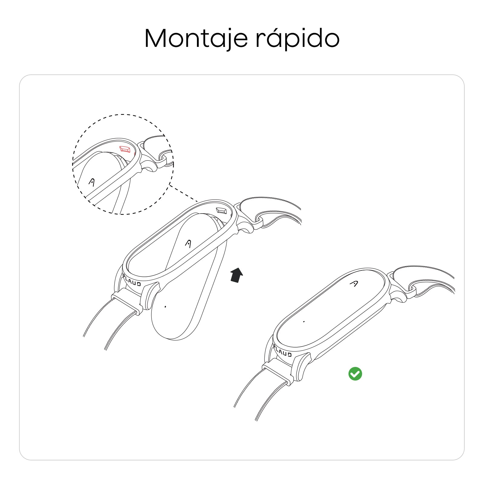 Muñequera para Plaud NotePin