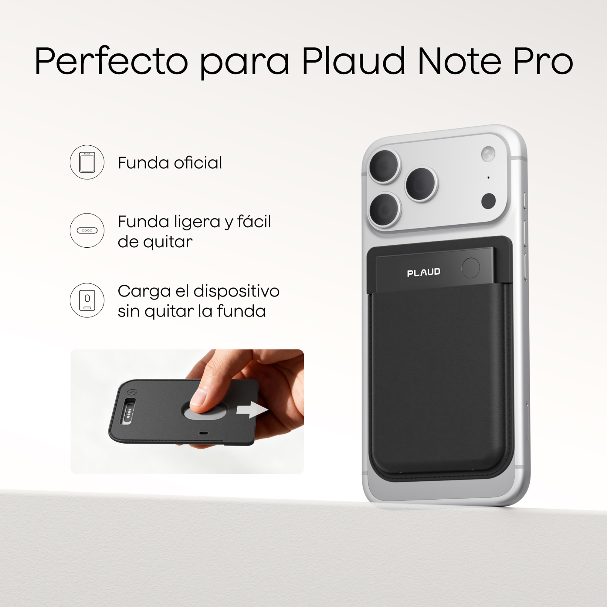 Estuche Magnético Plaud Note Pro