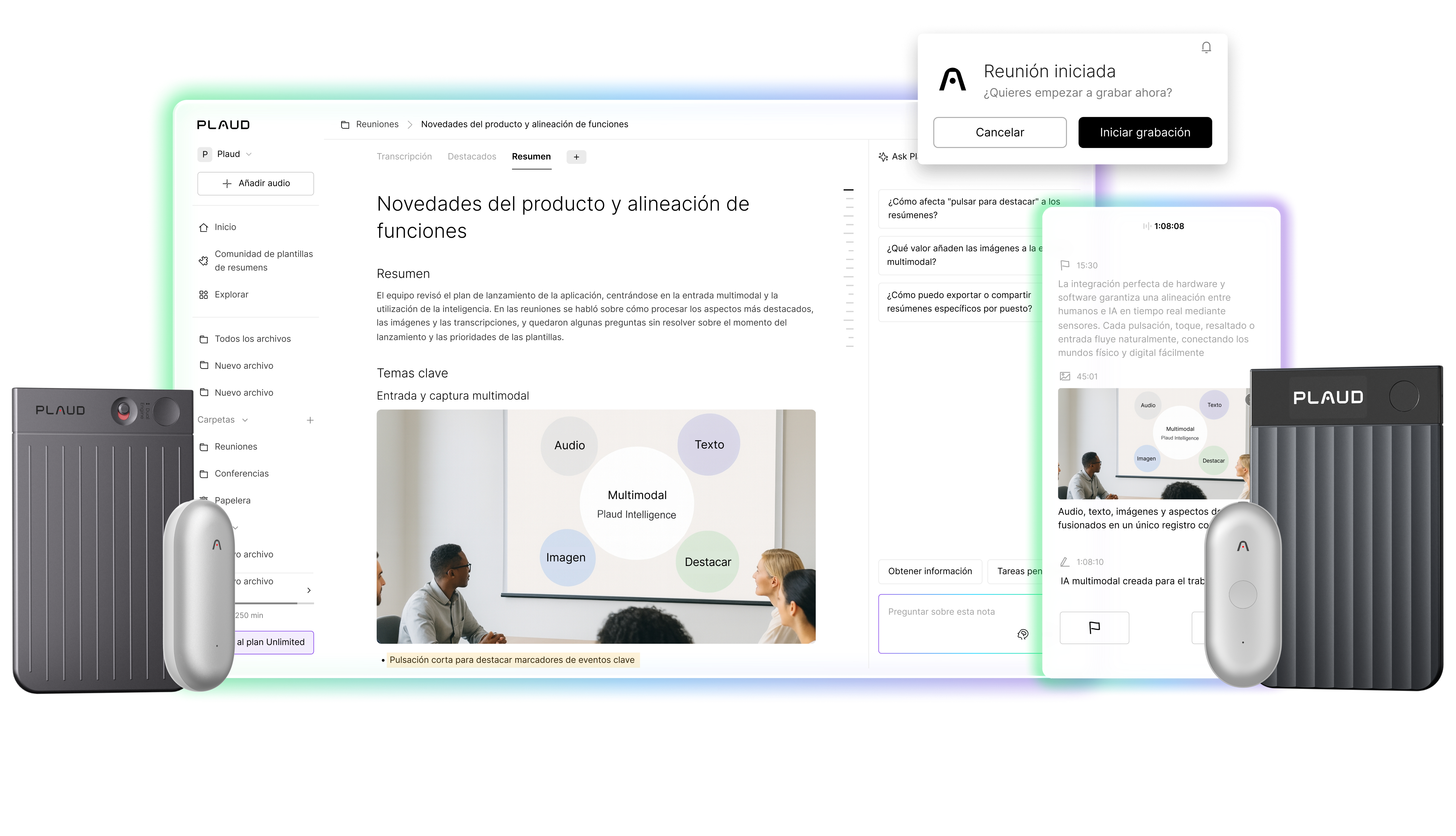 Espacio de trabajo conectado