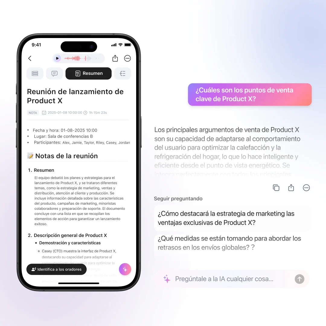 PLAUD NotePin & Plan Ilimitado Anual AI