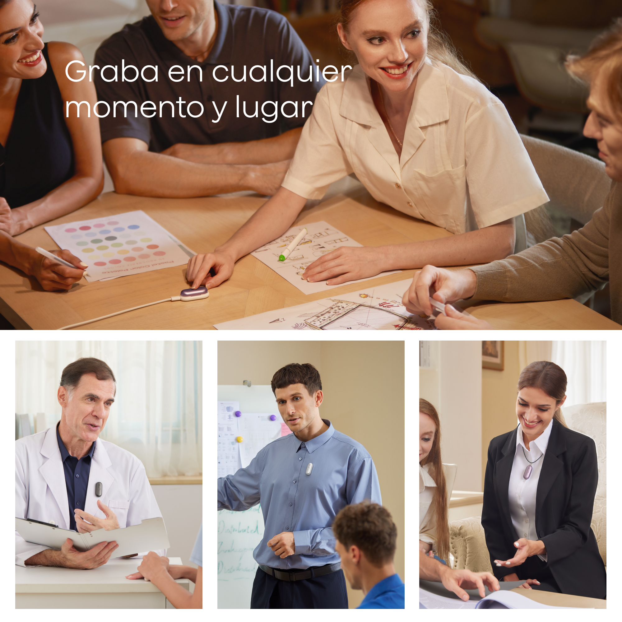 Plaud NotePin S｜Pack de 6