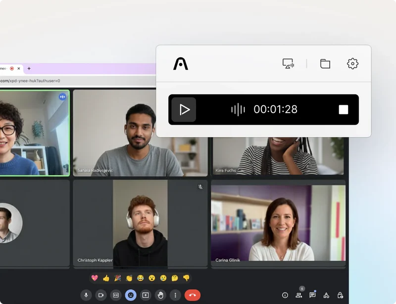 Sin bots para reuniones