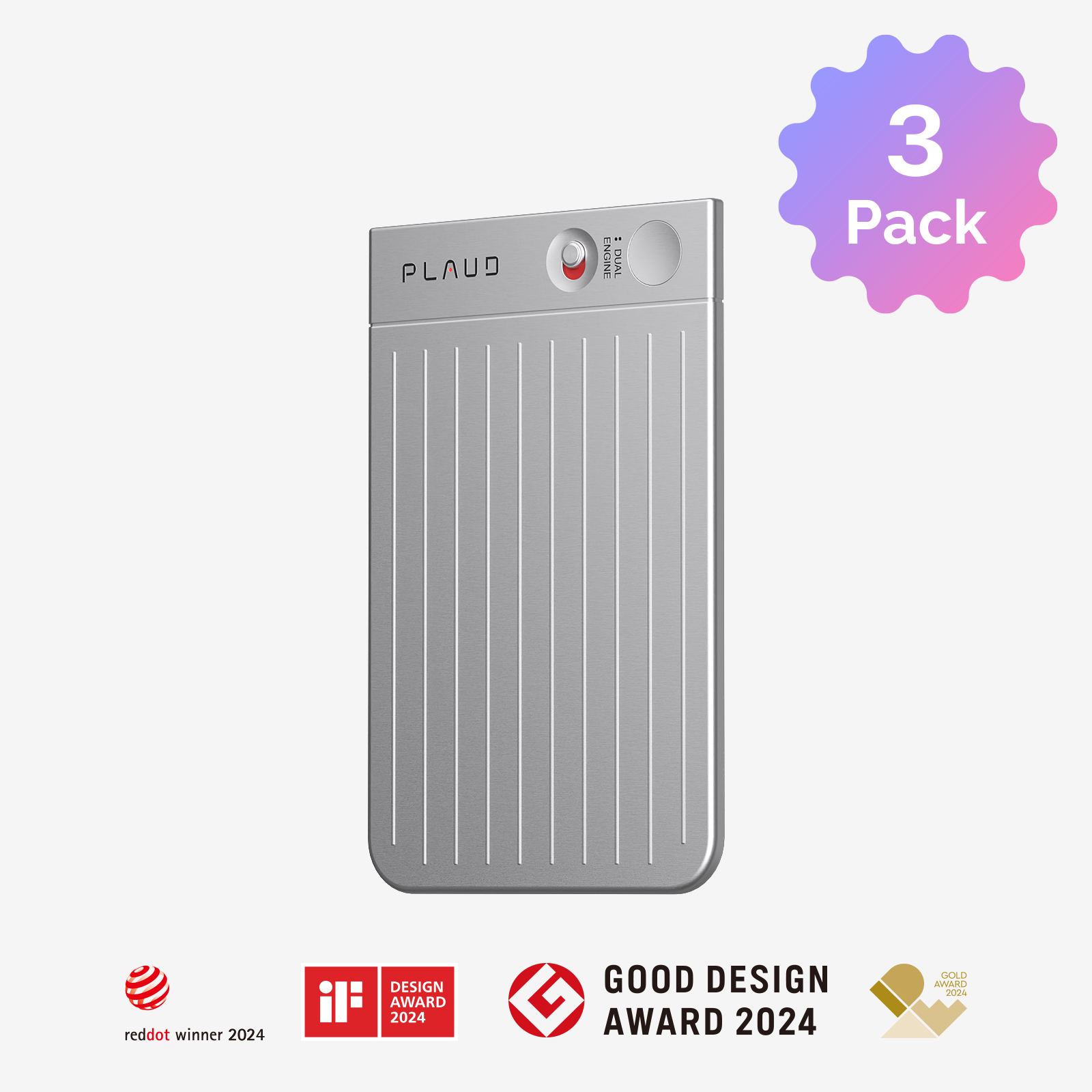 PLAUD NOTE AI Voice Recorder | 3-Pack