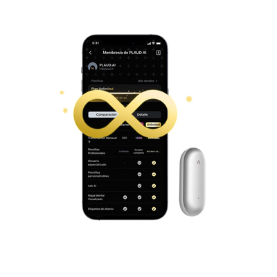 Plaud NotePin & Plan Ilimitado Anual AI