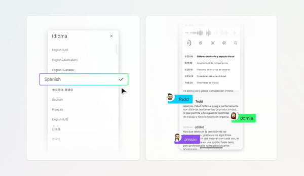 Transcripción basada en IA