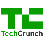 Logotipo de TechCrunch, con las letras "TC" en verde y el texto "TechCrunch" en gris oscuro.
