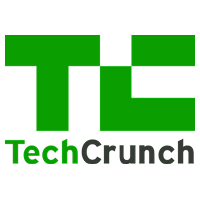 Logotipo de TechCrunch, con las letras "TC" en verde y el texto "TechCrunch" en gris oscuro.